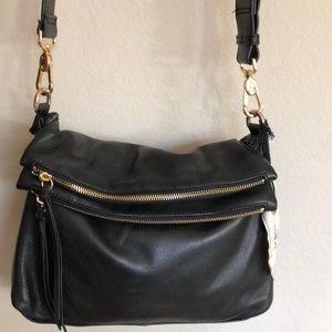 Margot black leather bag